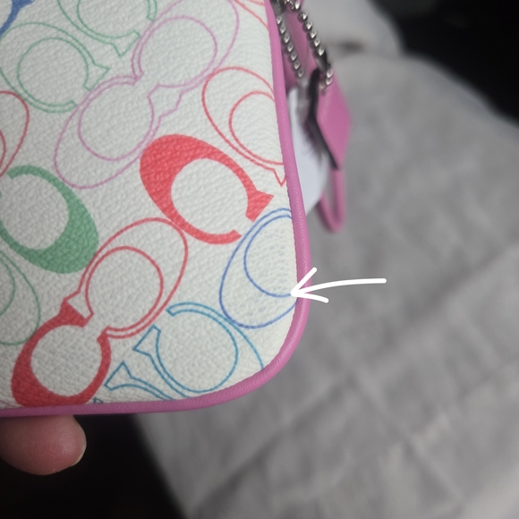 Coach Chelsea Pink Monogram Wristlet - Picture 6 of 11